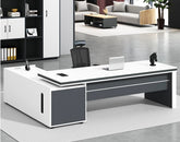CLARA White Modern Executive Office Desk